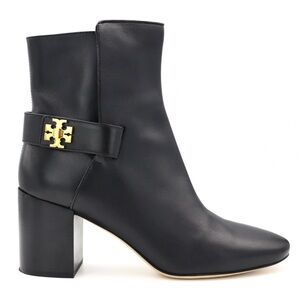 Tory Burch Kira 70MM Bootie Black Leather Ankle Boots US 9.5 M